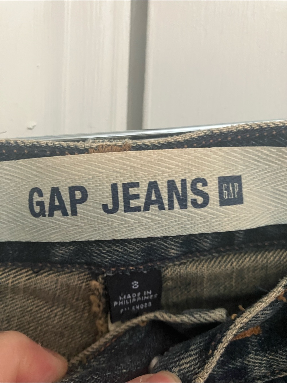 Y2K GAP Denim Maxi Skirt with super high front slit AMAZING vintage find! 8 - Picture 3 of 10